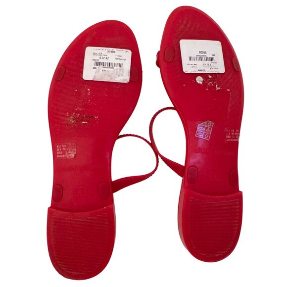 Stuart Weitzman Sawyer Slides Dual Band Size 8 EU 38.5 Flat Orchid NWOB Pink - Picture 10 of 12